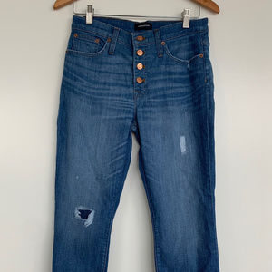J.Crew Button Fly Petite Jeans